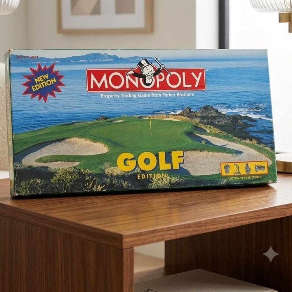 Monopoly Golf Edition USAOPOLY Sports Game Board Game Tiger Woods